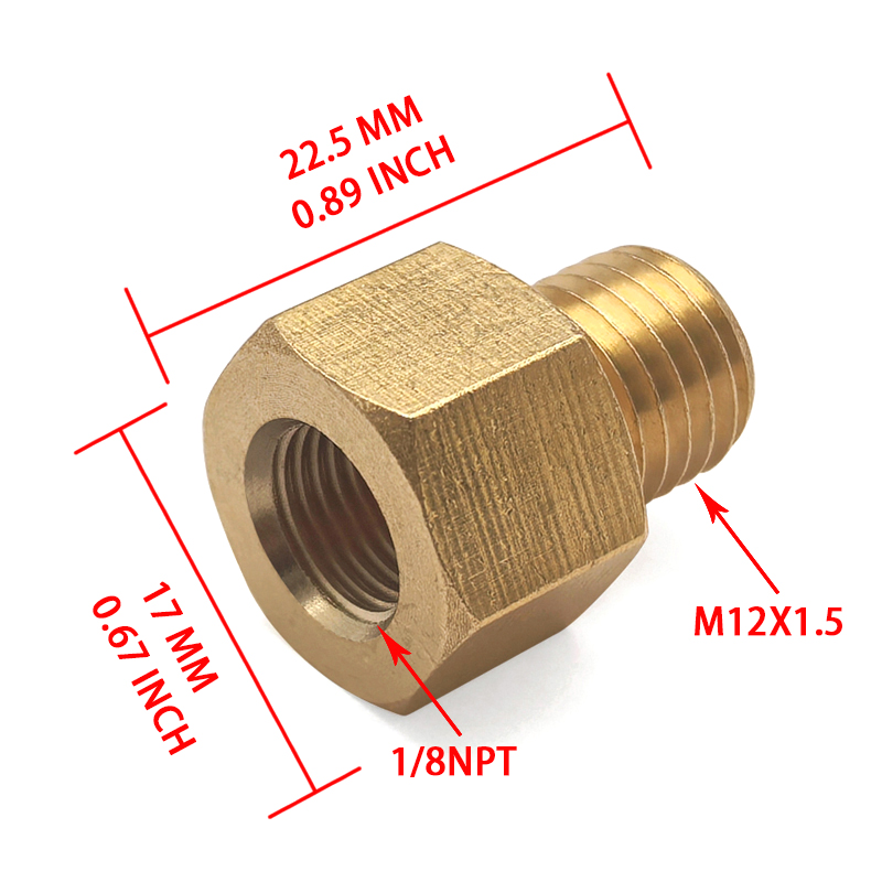 High Pressure Brass Adapter M1 - огляд і ціна Compression Fitting Brass