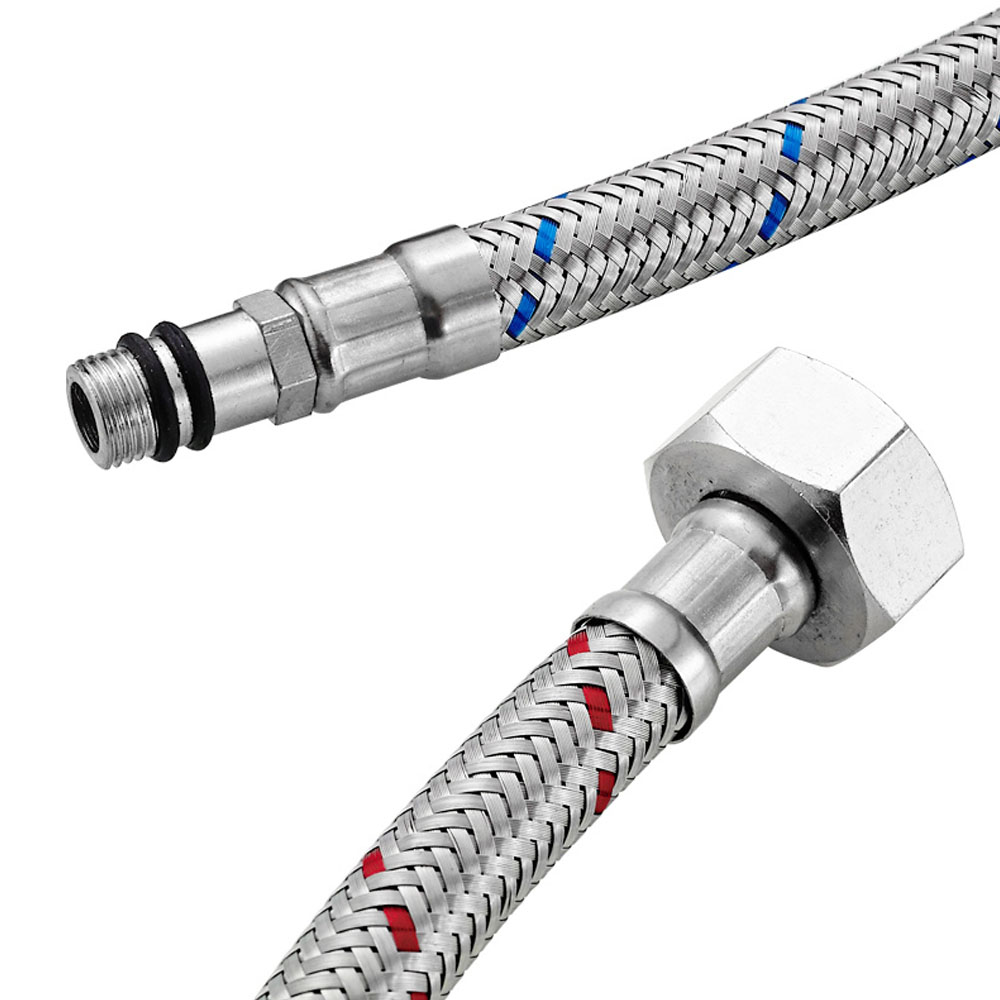 G1/2 G3/8 G9/16 50cm 1 pair St - огляд і ціна Flexible Hose Braided